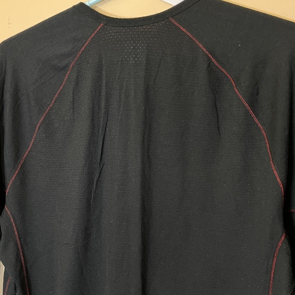 Icebreaker 260 Merino Wool Base Layer Long Sleeve Shirt - Men's Size XXL - Black - Picture 4 of 10